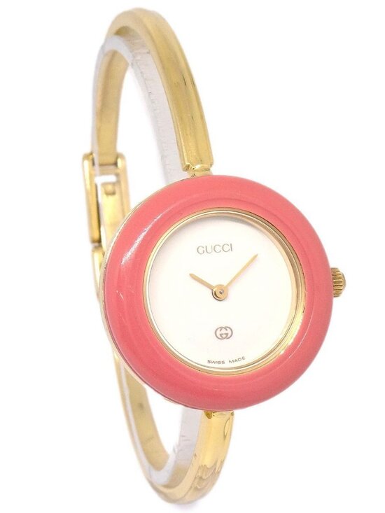 Gucci 11/12 Change Bezel Chameleon Quartz Watch SS 196546 main image 11